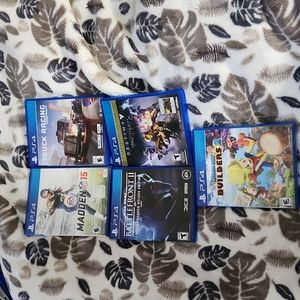 PS4 5 Games Bundle